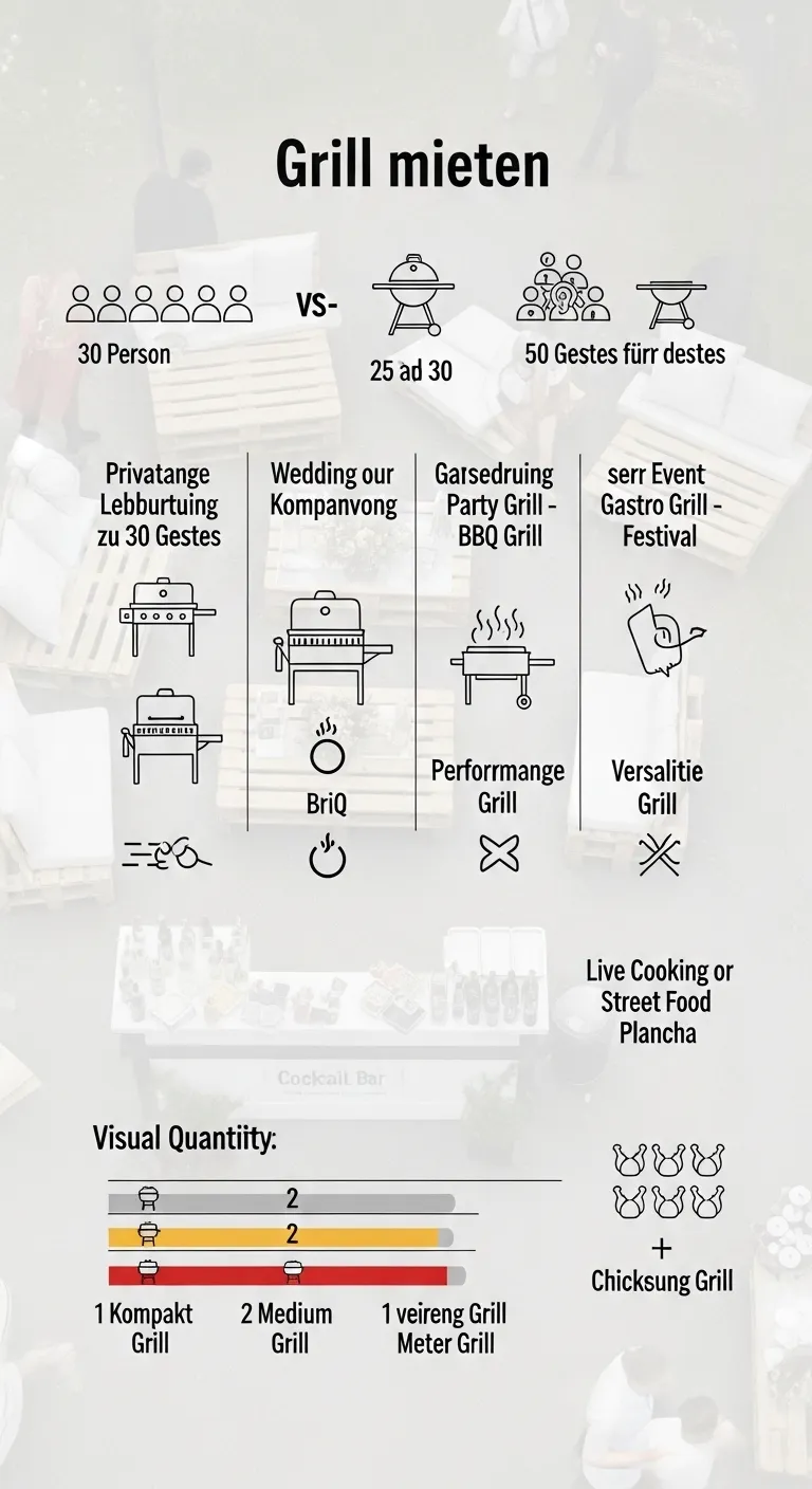 Grill mieten in der Nähe – Tipps für Events in der Schweiz 2 Infografik zur Planung von Grillanlässen in der Schweiz