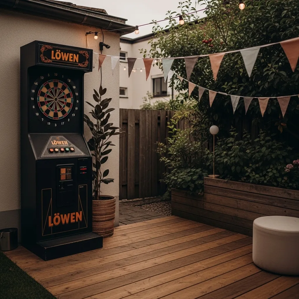 Löwen Dartautomat an einem stilvollen Zürcher Event