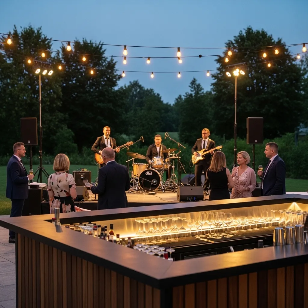 Livemusik bei Firmenanlass