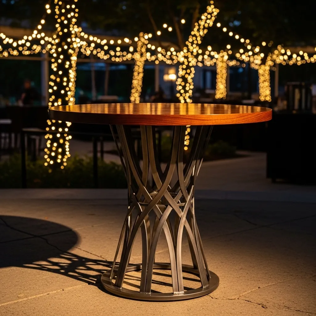 Moderner Clubtisch auf Event