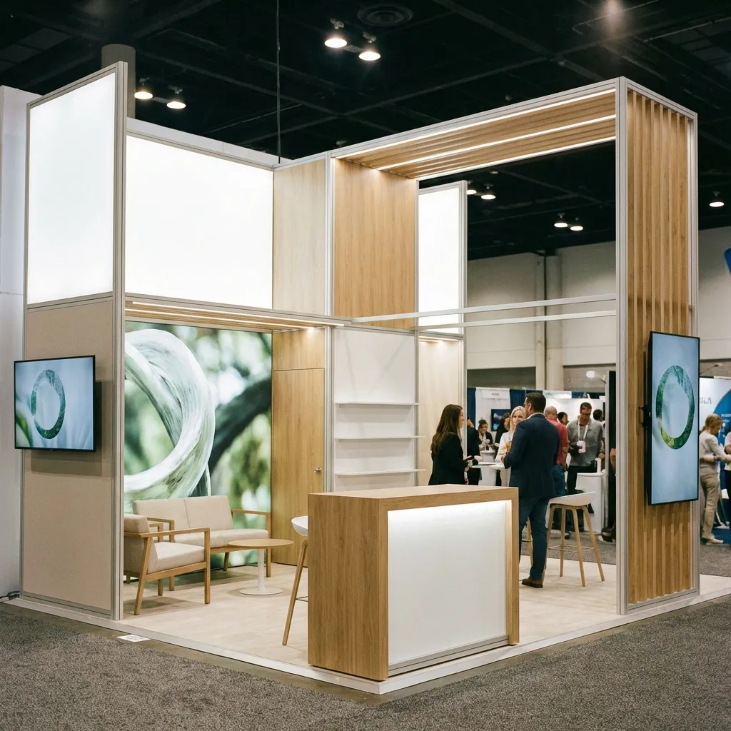 Modularer Mietmessestand