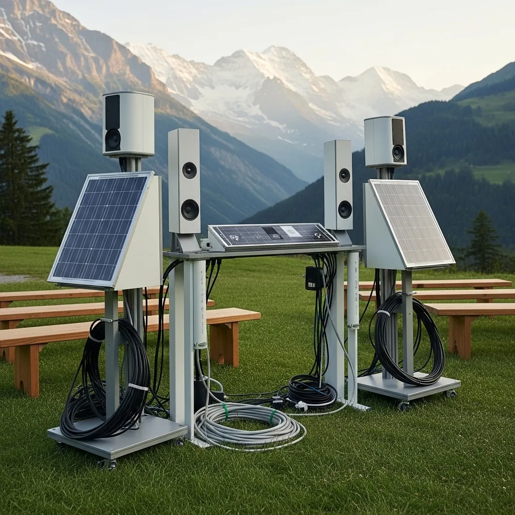 Nachhaltige Eventtechnik