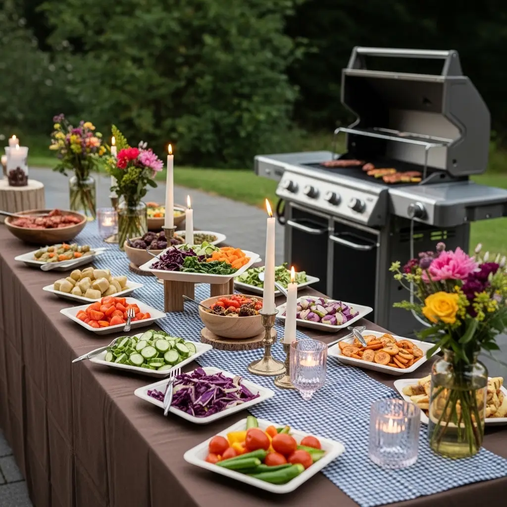 Nachhaltiges Grillbuffet für Event