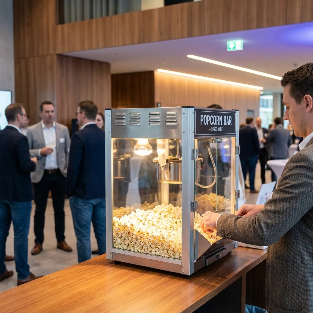 Popcornmaschine auf Event