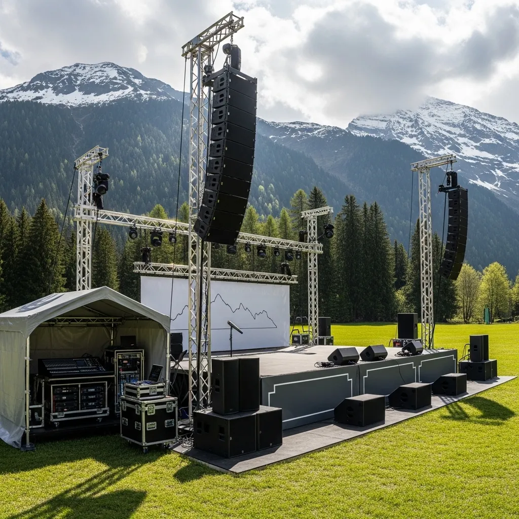 Professionelle Event Musikanlage