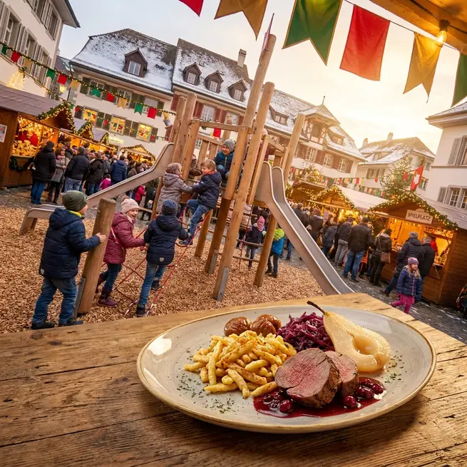 Rehrücken mit klassischen Herbstbeilagen