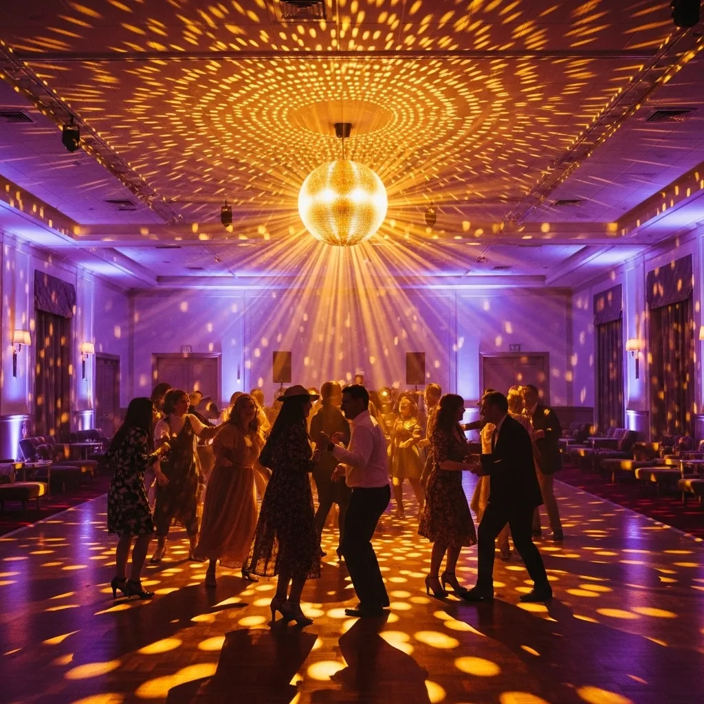 Retro Disco Atmosphäre