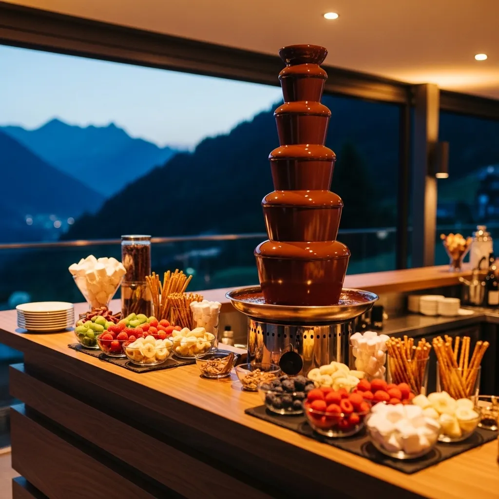 Schokobrunnen auf Event