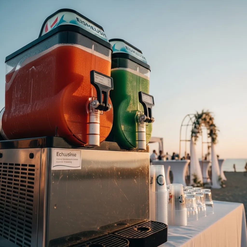 Slush Maschine auf einer Sommerfeier