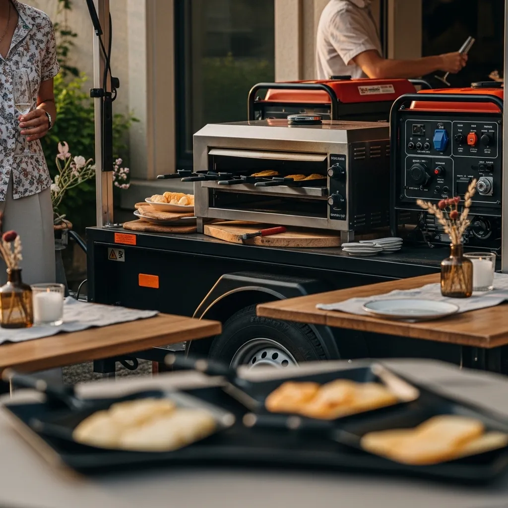 Sommerliches Raclette an einem Outdoor-Event