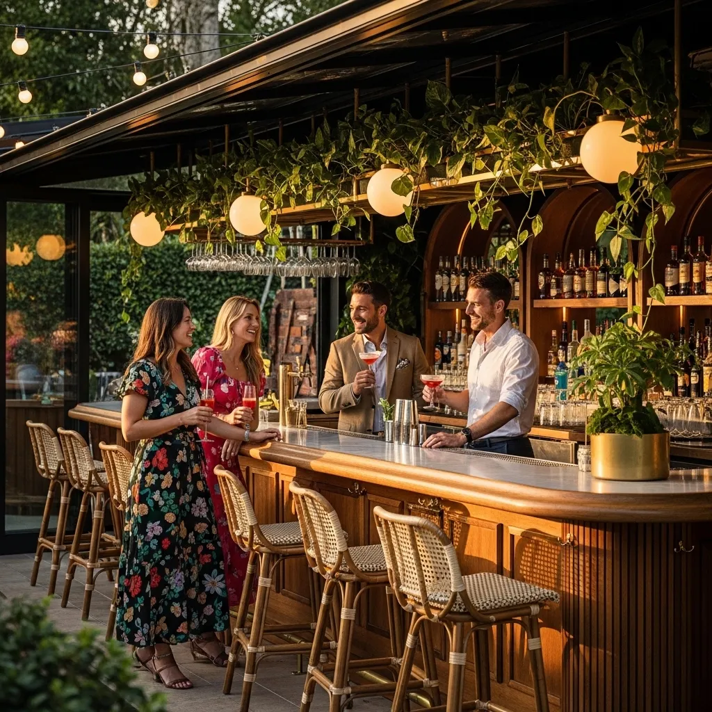 St. Patrick’s Day Bar im Freien