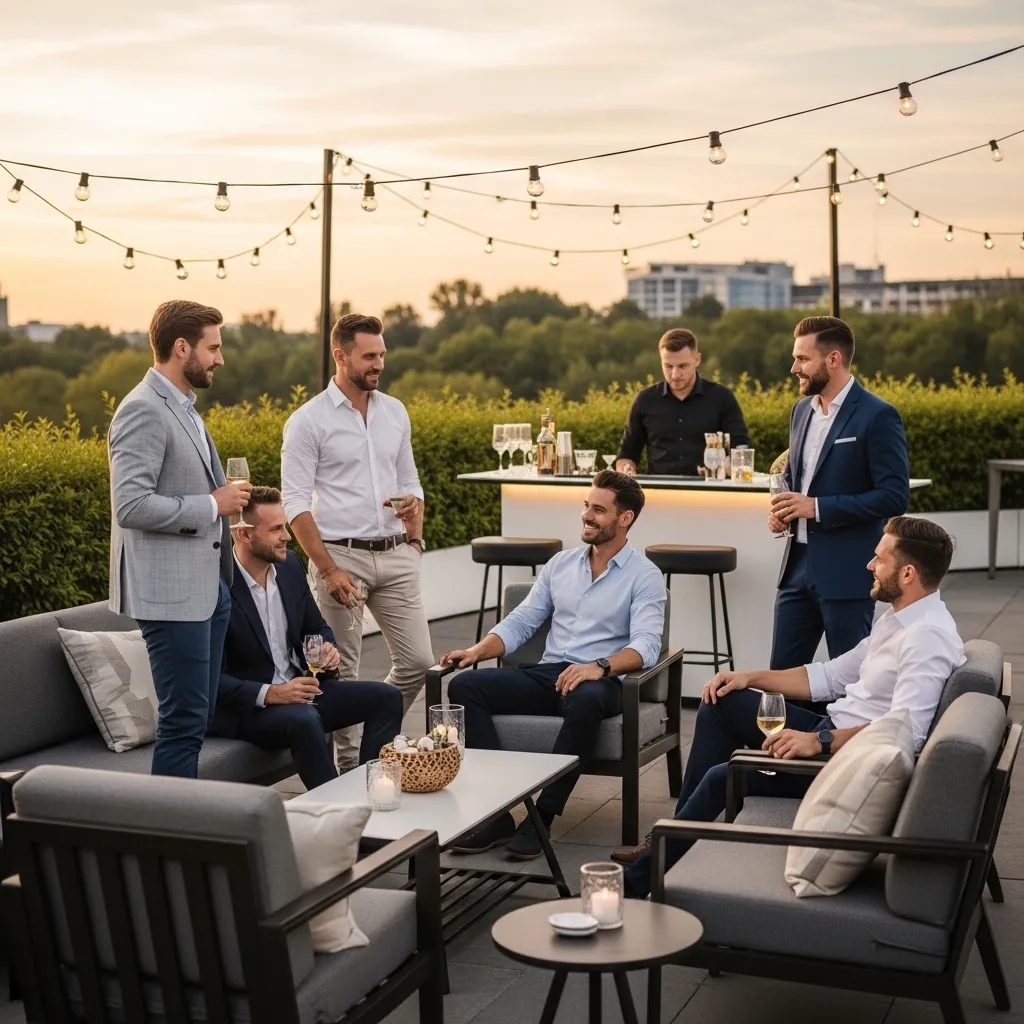 Stimmungsvoller Junggesellenabschied im Freien