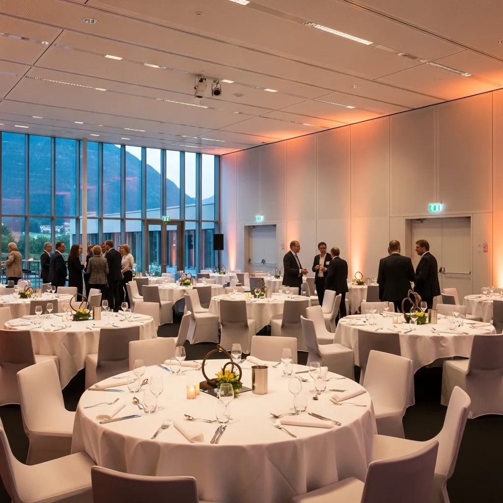Stuhlhussen bei Firmenevent