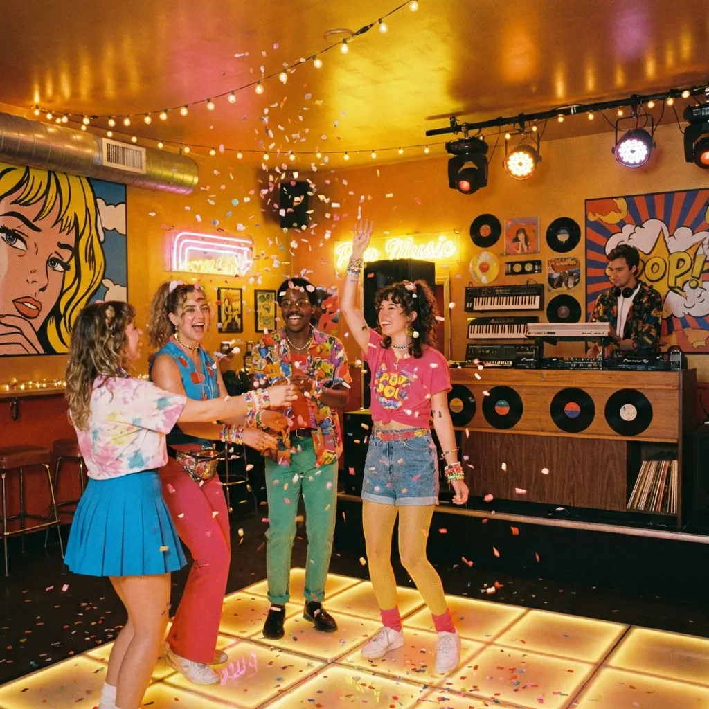 Tanzfläche mit Swift‑Motto