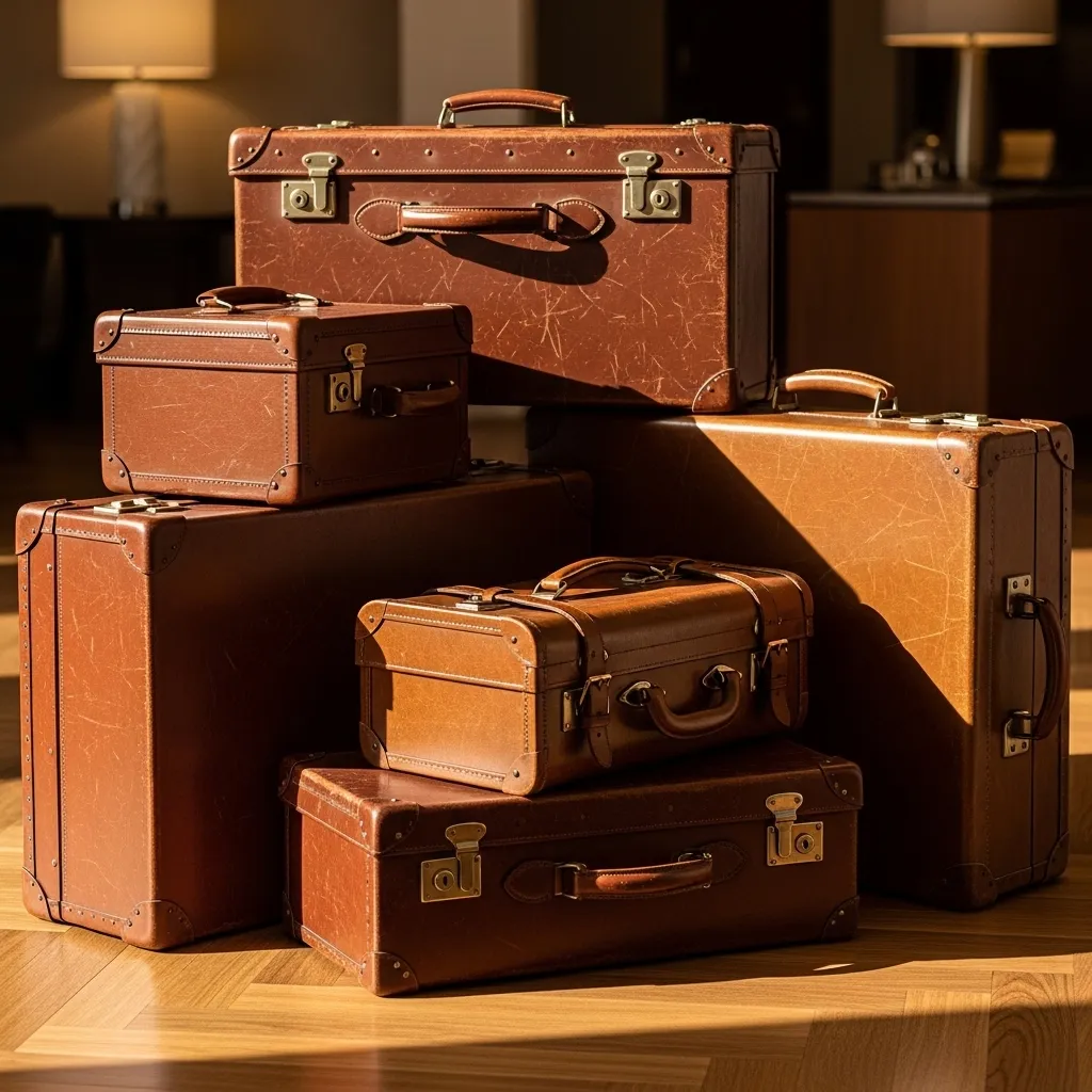 Vintage-Koffer als Eventdekoration