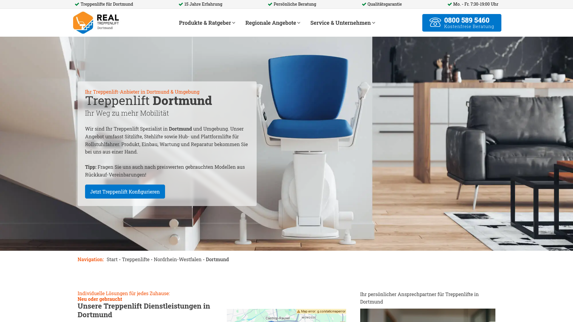 Hublift vs. Plattformlift Dortmund: Welcher ist der richtige für Sie? 3. REAL Treppenlift Homepage
