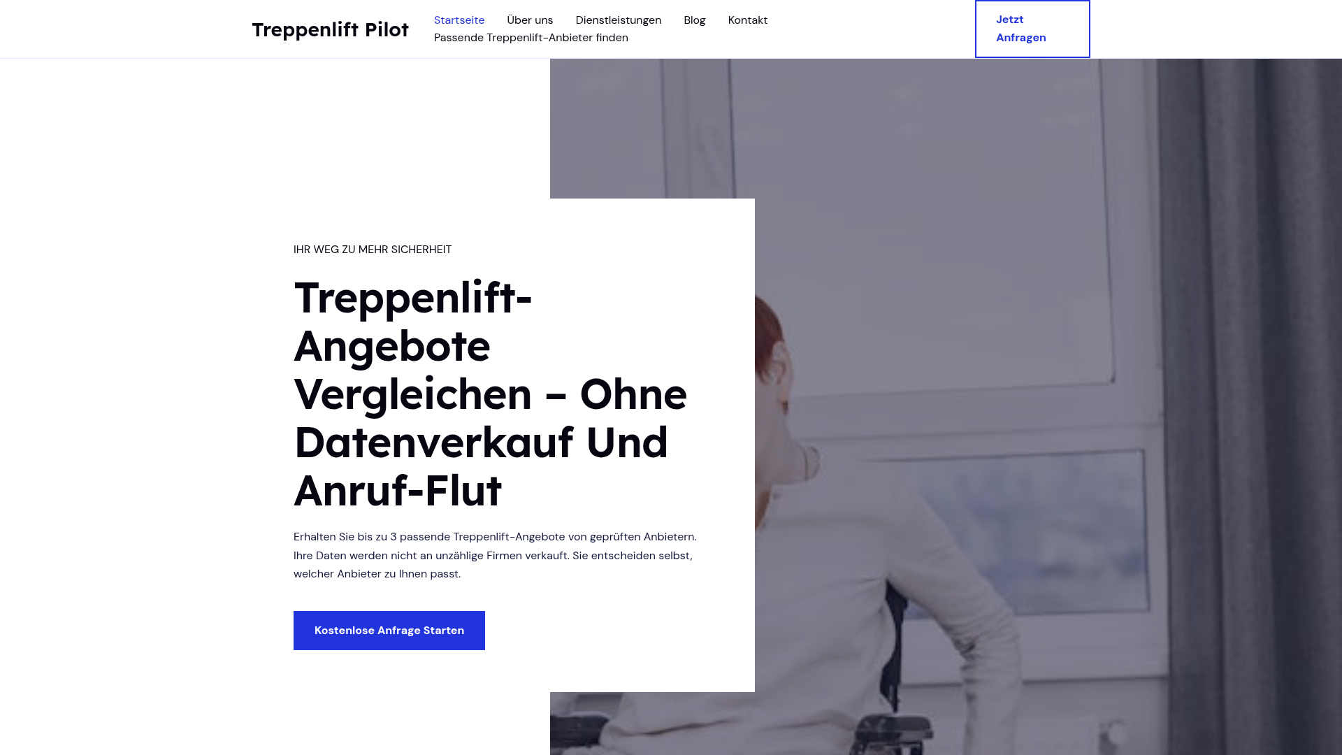 Treppenlift Preisvergleich Düsseldorf: Modelle und Kosten 2026 1. Treppenlift Pilot, unsere empfohlene Wahl für den Preisvergleich in Düsseldorf Homepage
