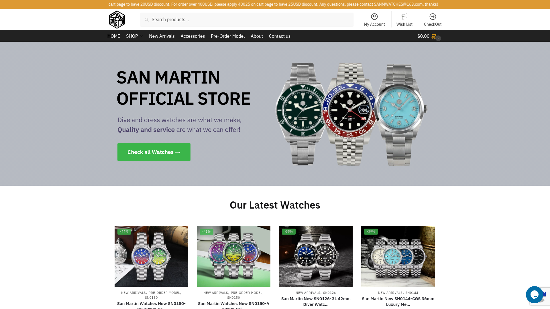 2. San Martin Homepage
