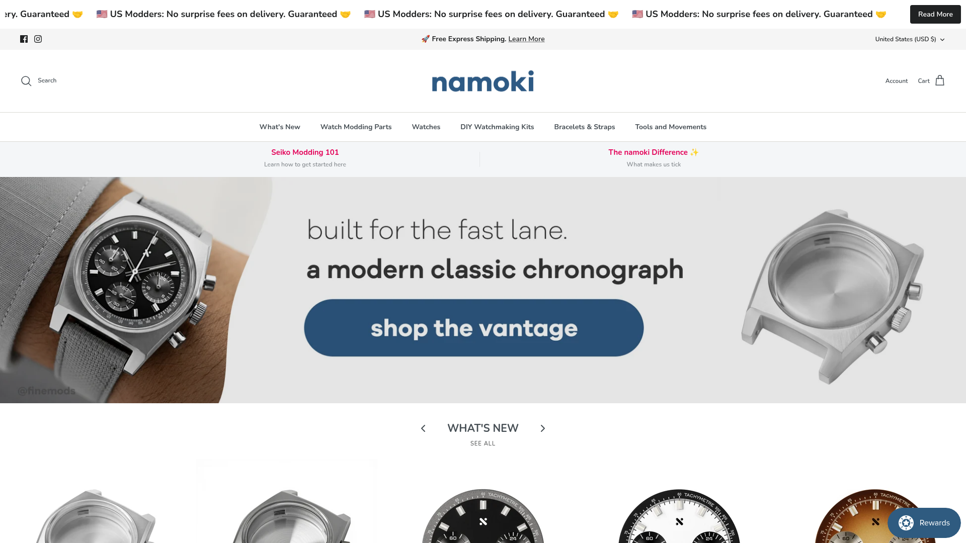 3. namokiMODS Homepage