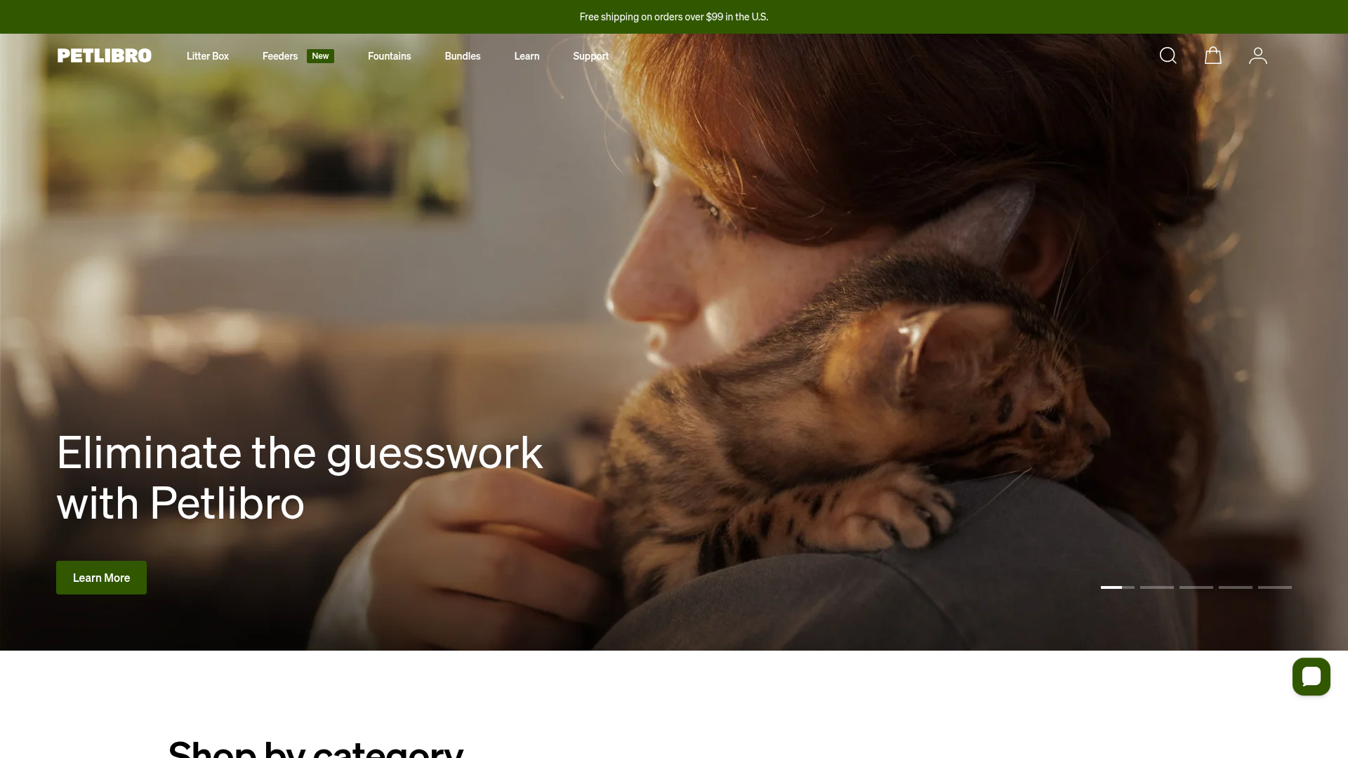 2. PETLIBRO Homepage