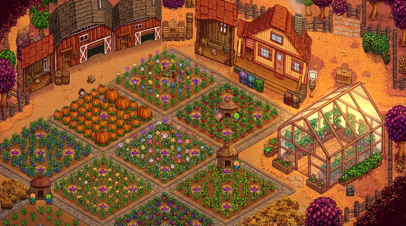 Stardew Valley Profit Playbook: Optimal Farm Layouts &amp; Seasonal Crop ...
