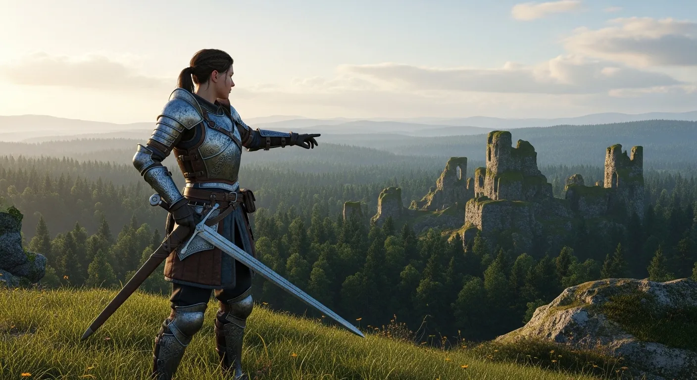 Exploring Cyrodiil landscape