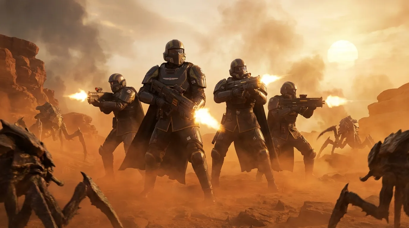 Squad synergy in Helldivers 2