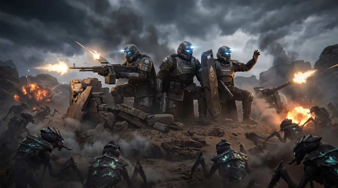 High difficulty coordination in Helldivers 2