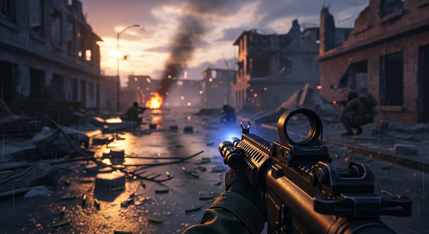 Next-gen shooter environment