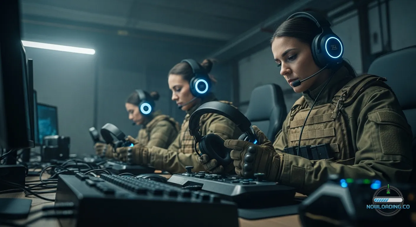 Team of three ARC Raiders planning loadouts before a mission