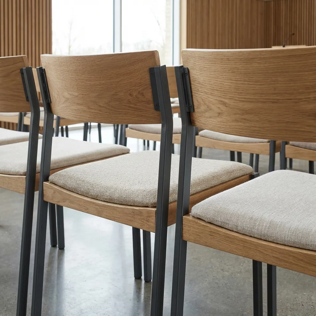 Eco-friendly church chair materials