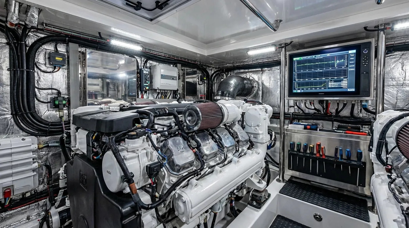 Boat engine diagnostics overview