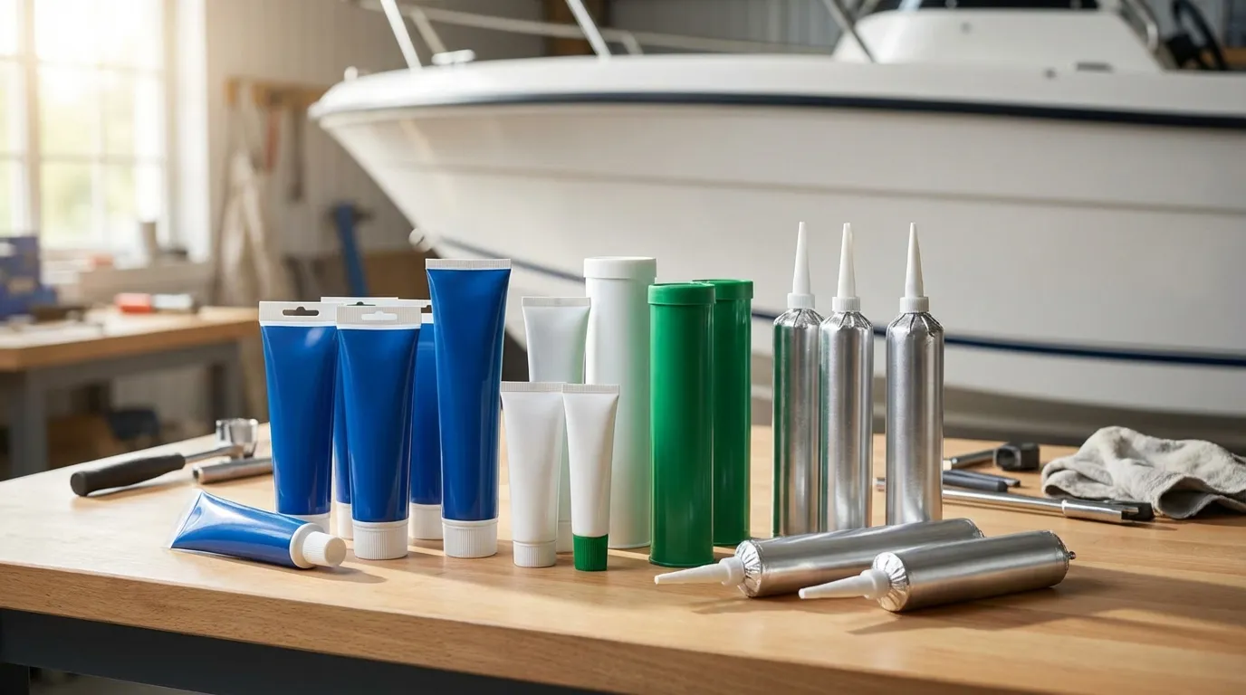 Different types of marine grease containers