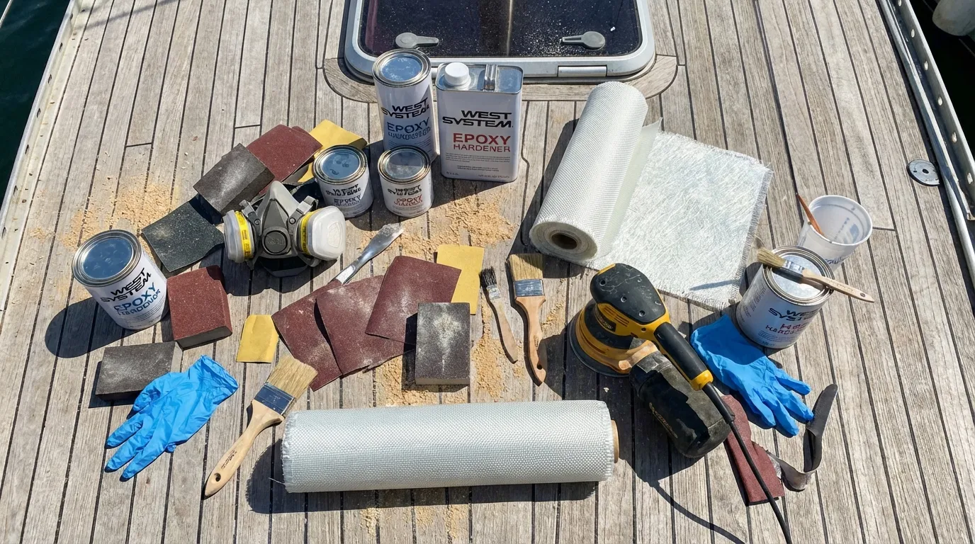 DIY fiberglass repair tools