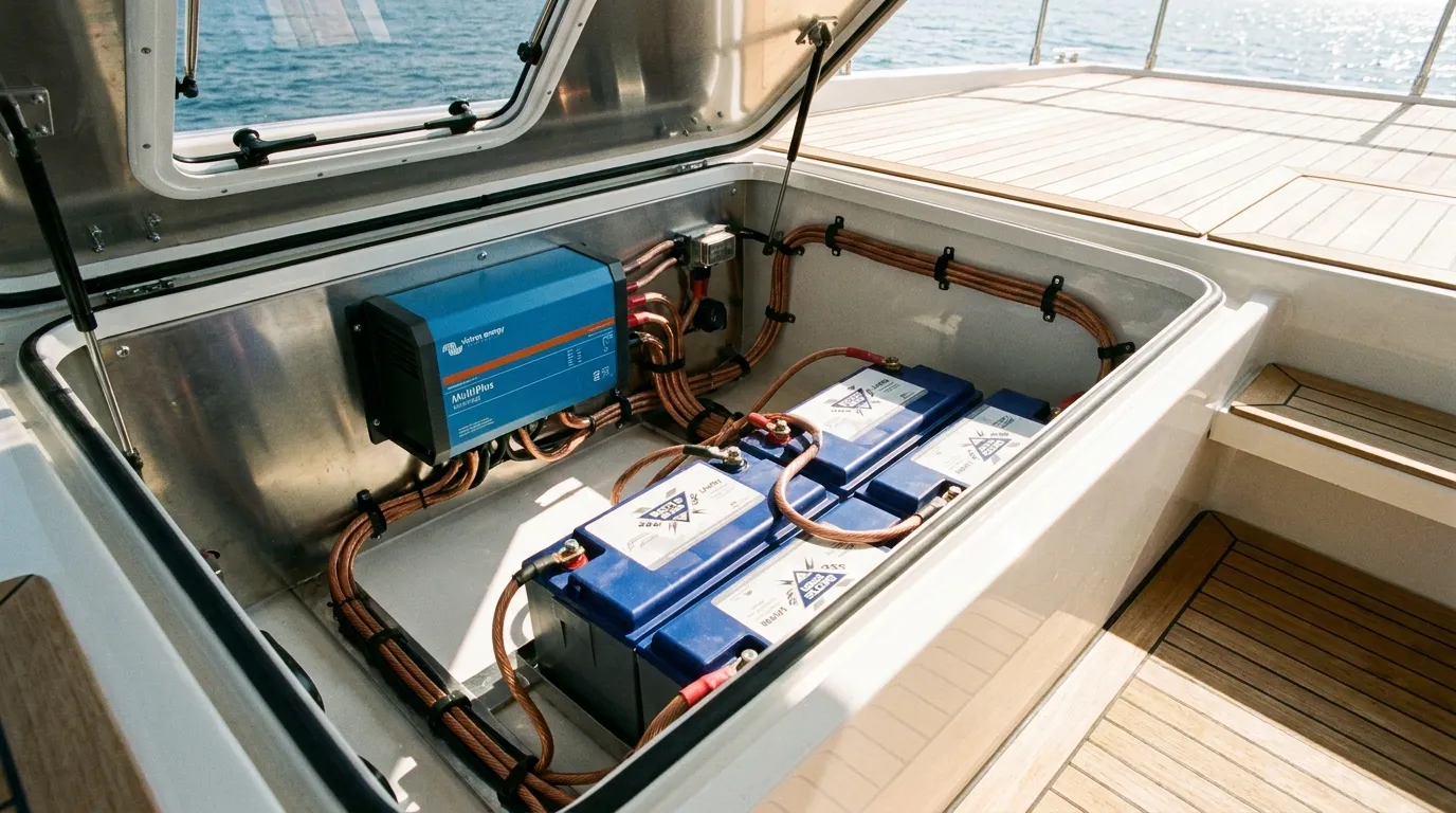 Lithium marine battery system