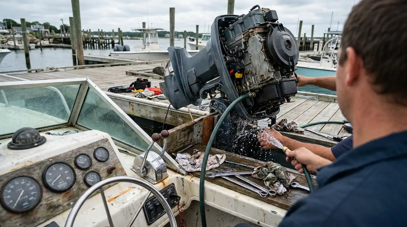 outboard motor flush and service tools