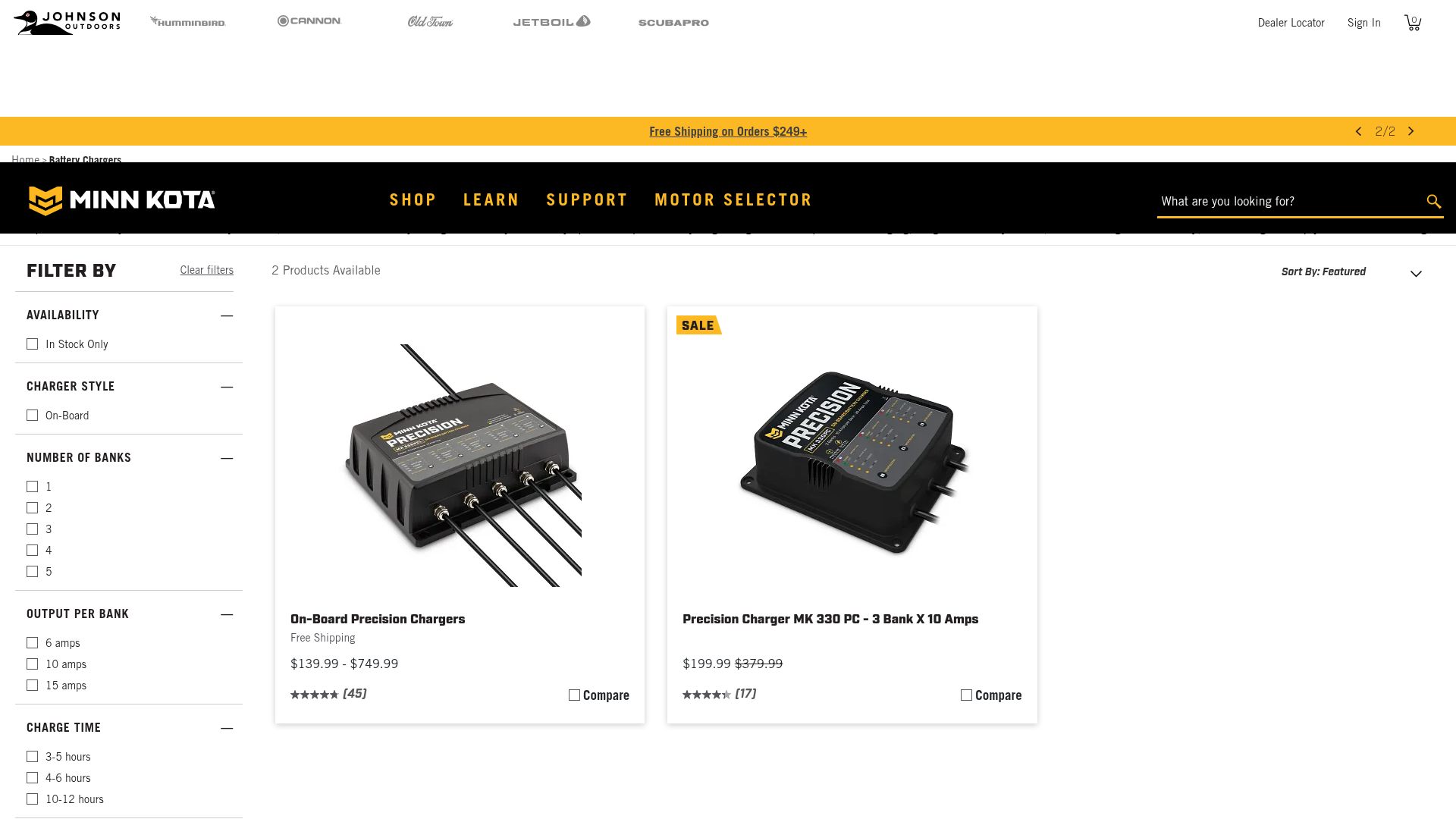 3. Minn Kota Homepage