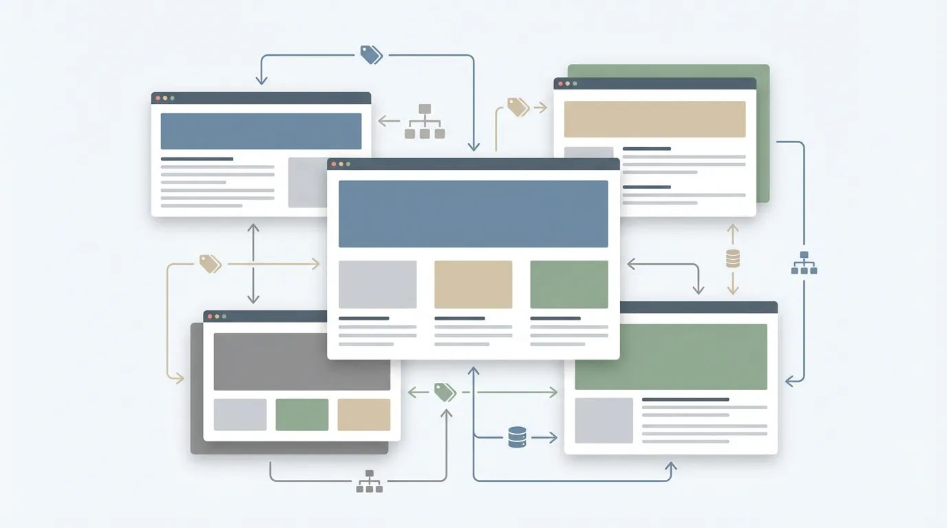 AI content structure visualization