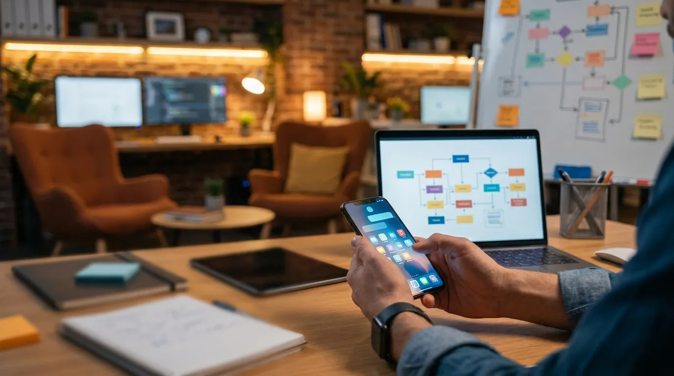 Customer support chat powered by AI on mobile
