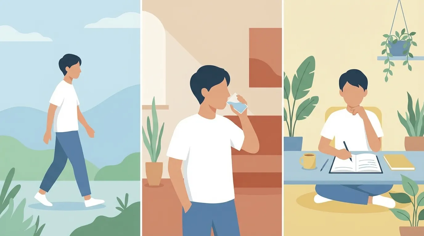 Daily habit loop illustration