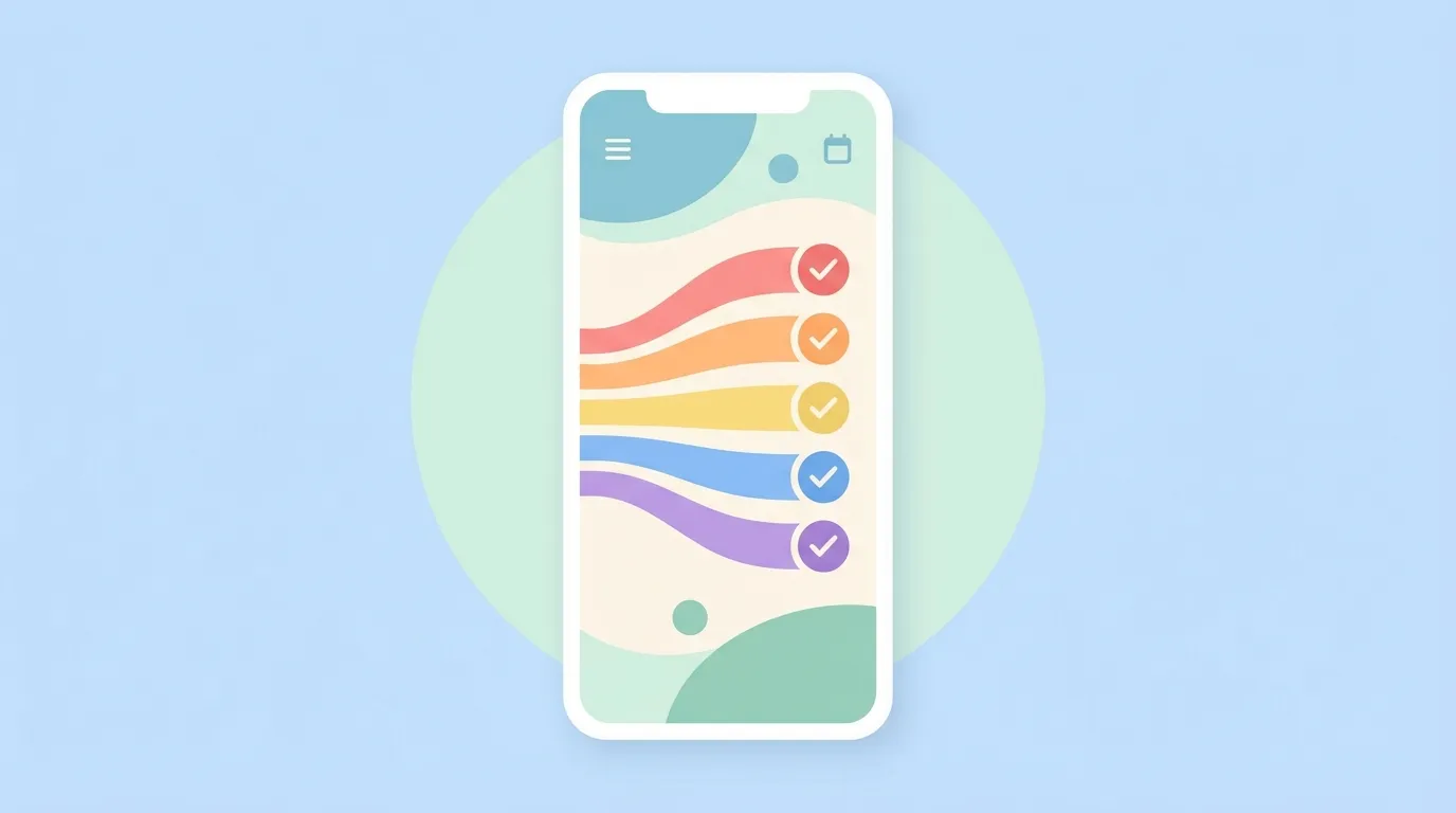 Habit tracking visualization