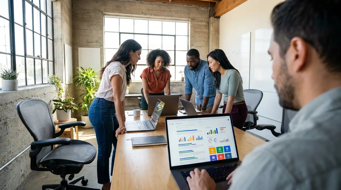 Marketing team building SEO voice guidelines