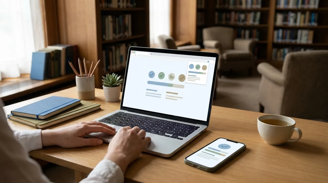 Minimal cross-platform habit tracking on phone and laptop