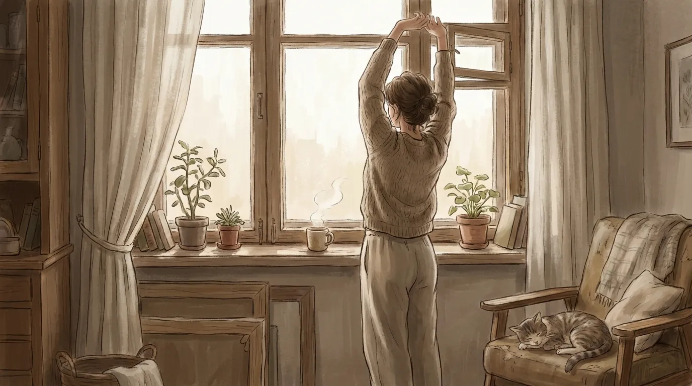 Morning routine habit stacking