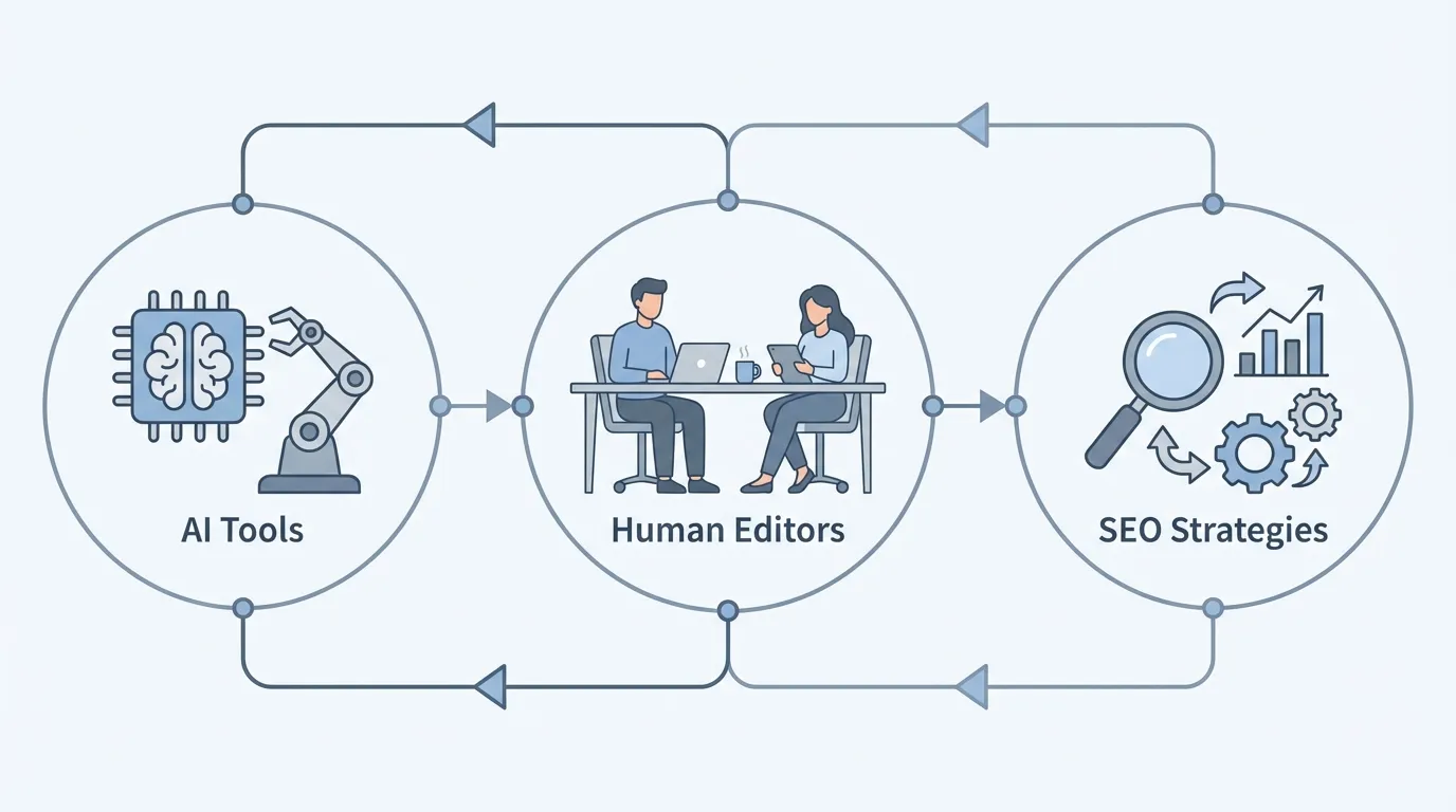 Programmatic SEO workflow visualization