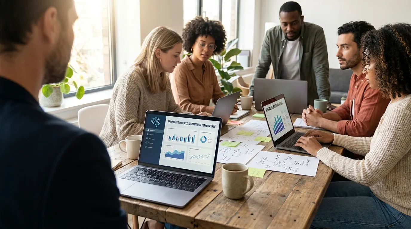 SEO team planning AI governance workflow