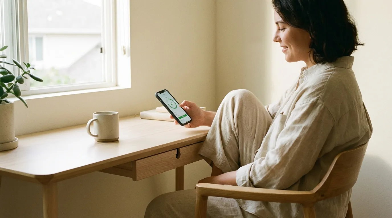 Small daily habit routine at home