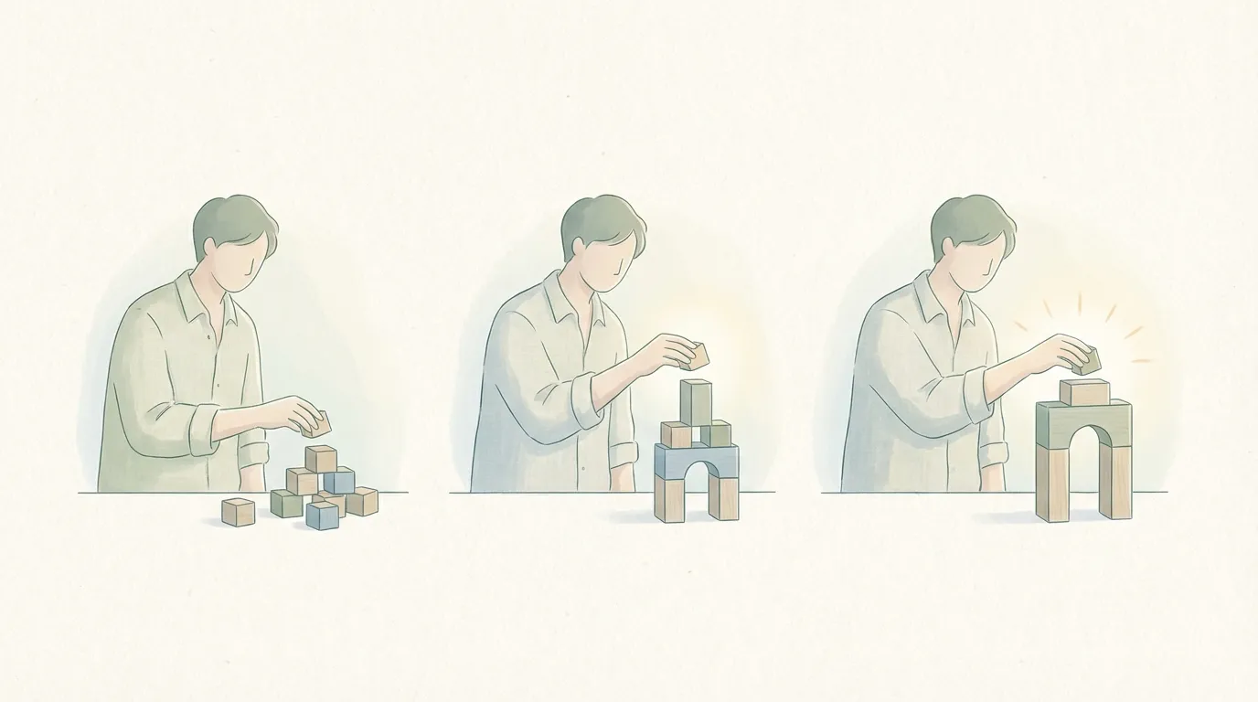 Small habit progress illustration