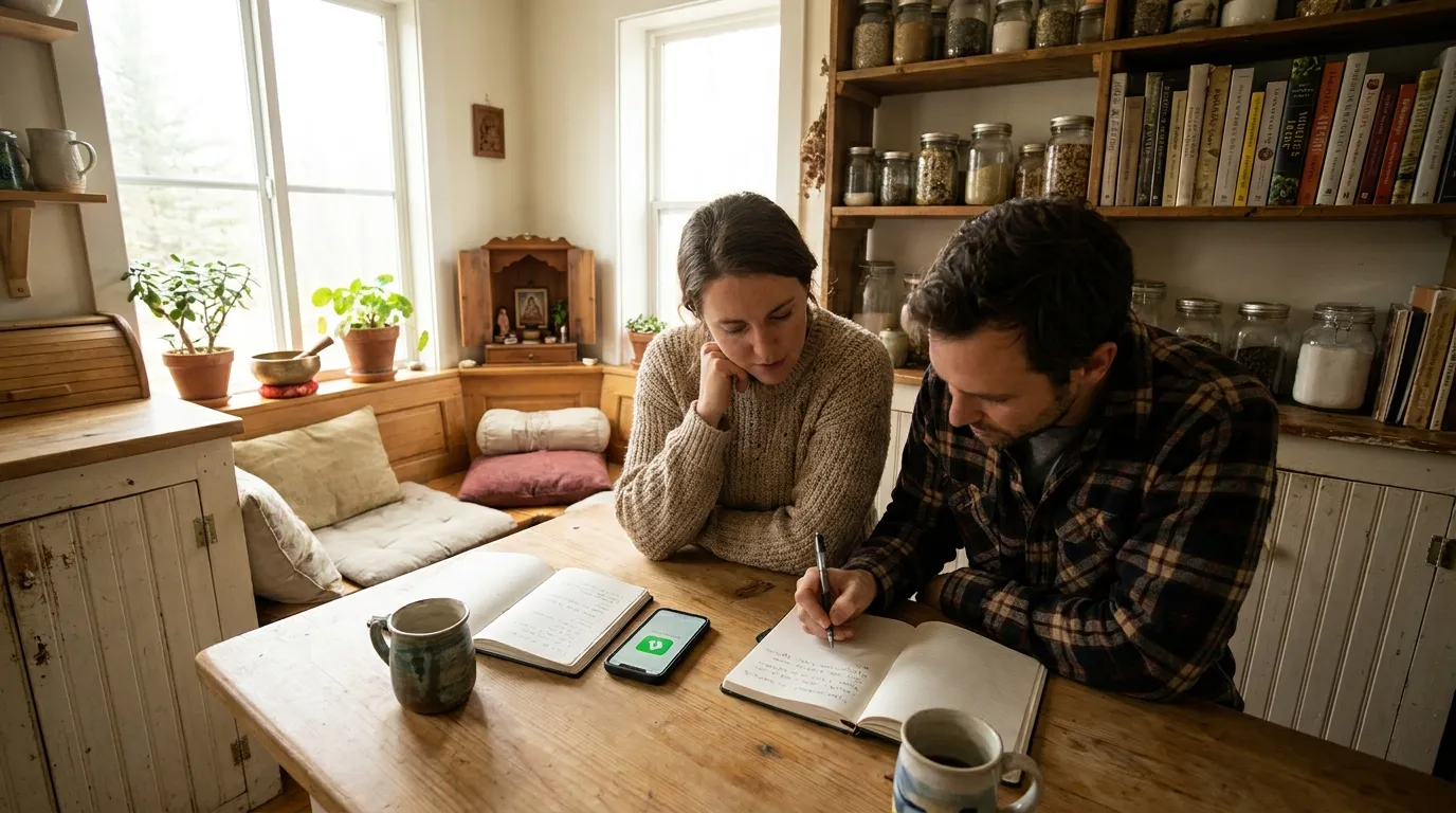 Student and professional planning habits together with simple daily routines