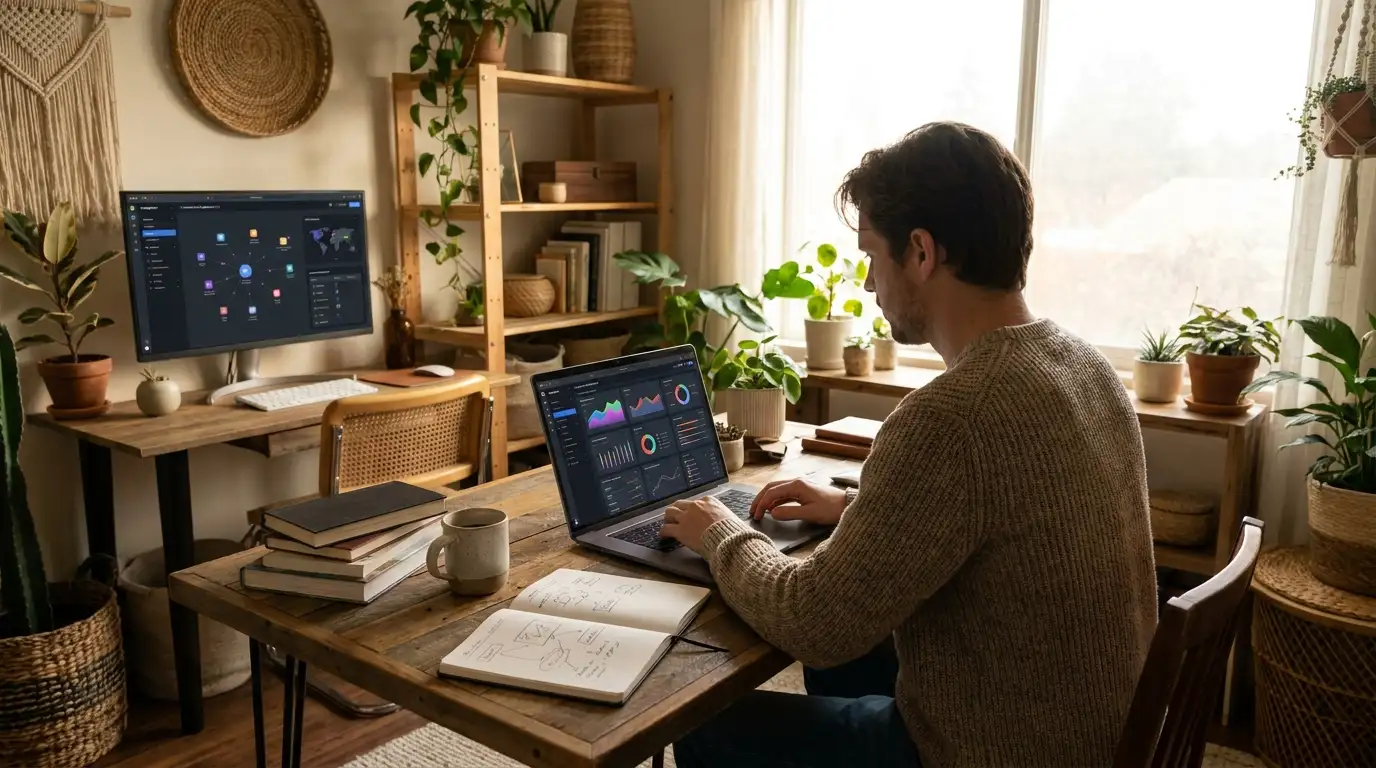 Website owner planning 2026 SEO strategy with AI and human review